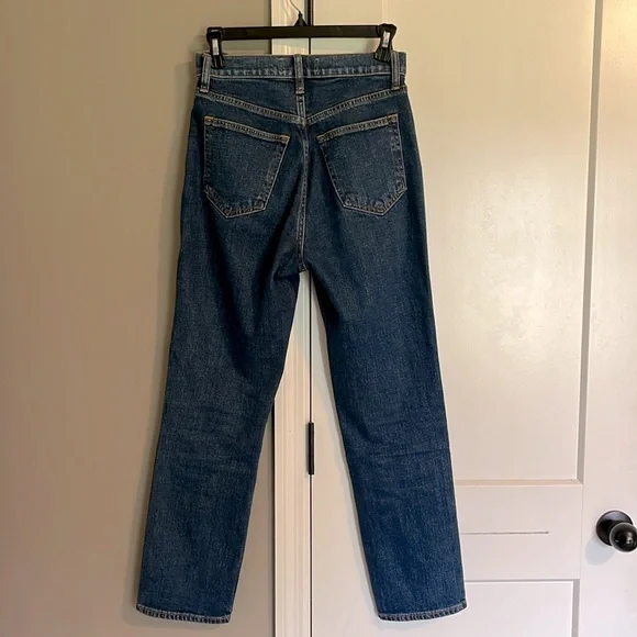 Abercrombie & Fitch Curve Love Ultra High Rise Ankle Straight Jean - Size 26/2 - Picture 10 of 12